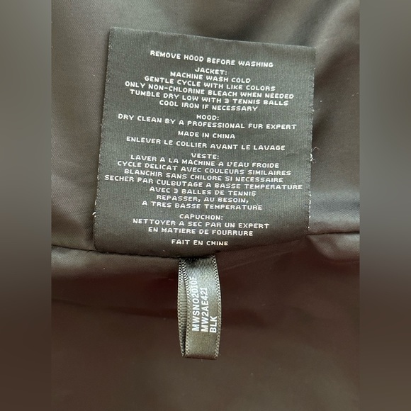 Marc New York, Andrew Marc - Women's Black Mid-Length Puffer Coat (L) - Picture 10 of 16